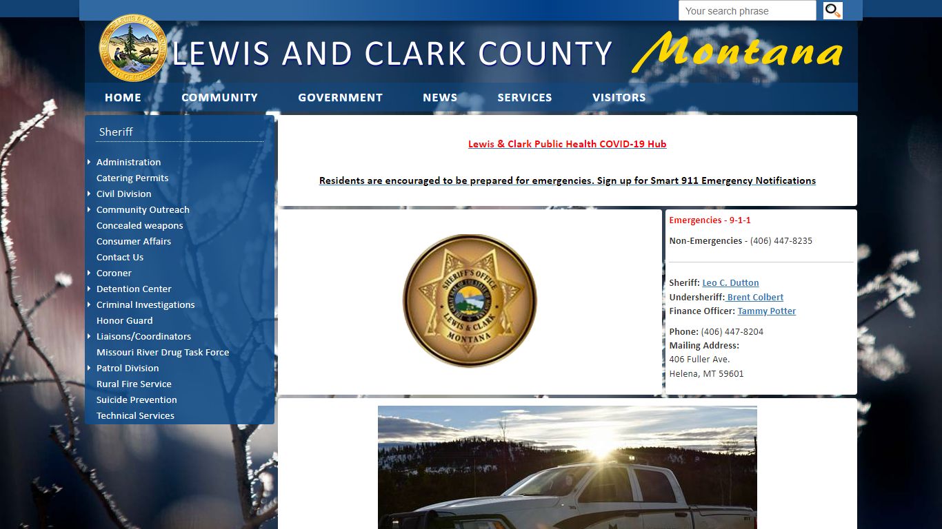 Lewis and Clark County: Sheriff